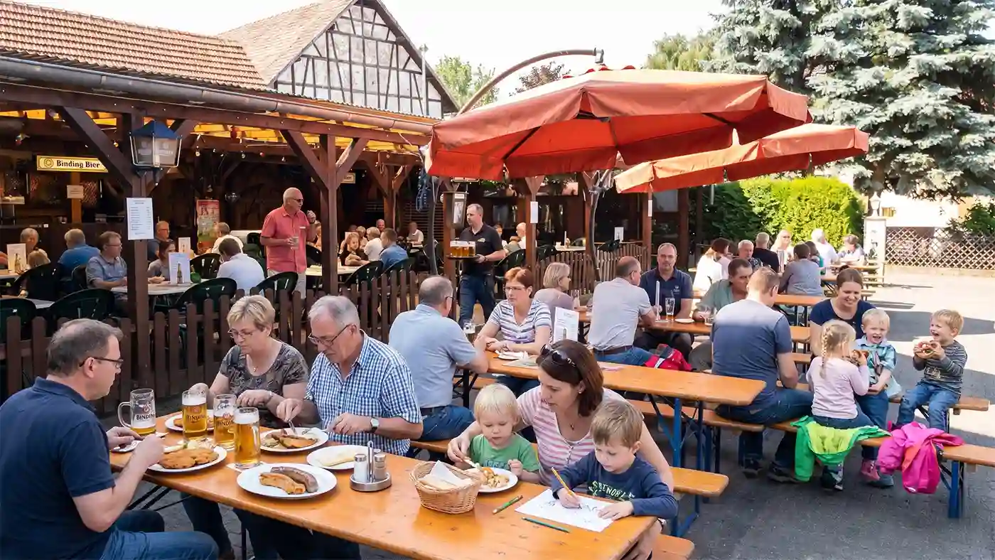 Biergarten ronneburg